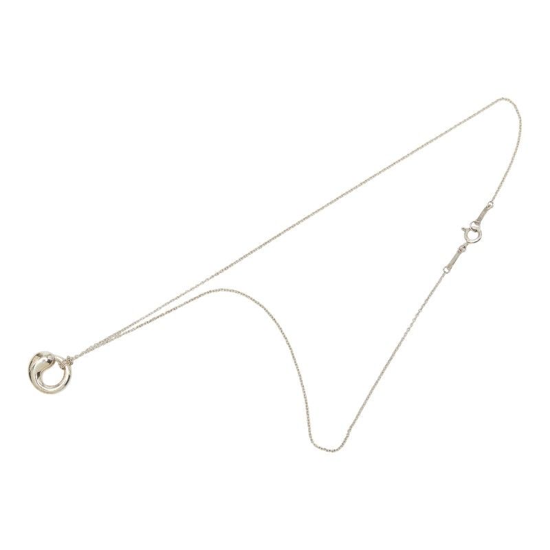 Tiffany & Co Elsa Peretti Eternal Circle Chain Pendant Silver — view 2