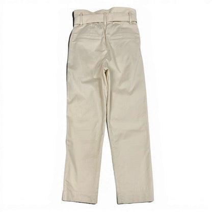 Brunello Cucinelli Belted Pants High Waist 34 Ivory — view 3