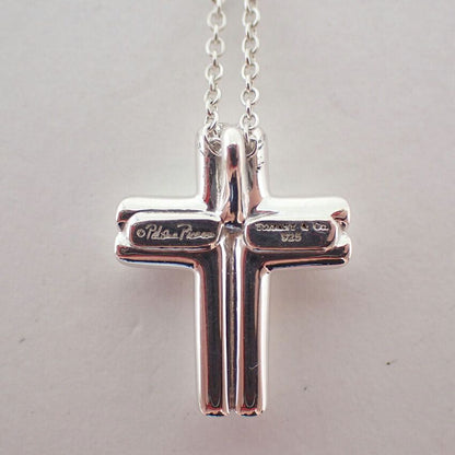 Tiffany & Co 925 Heart Cross Pendant — view 6