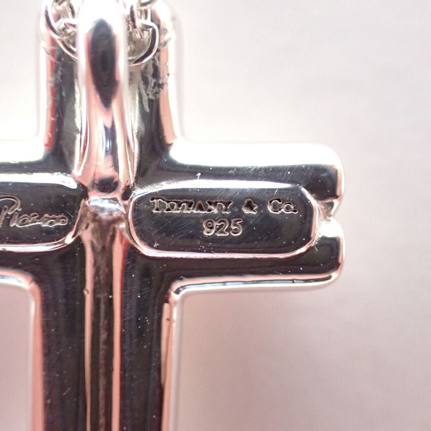 Tiffany & Co 925 Heart Cross Pendant — view 8