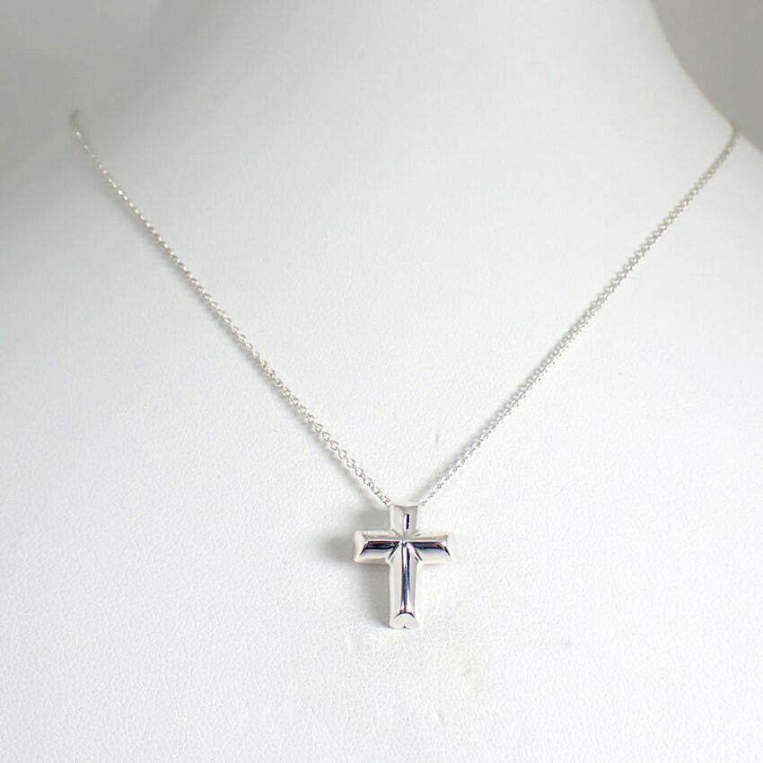 Tiffany & Co 925 Heart Cross Pendant — view 2