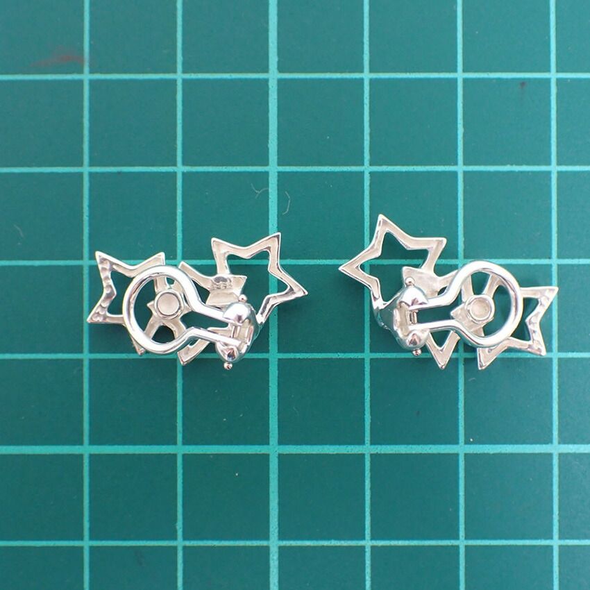 Tiffany & Co 925 Triple Star Earrings — view 7