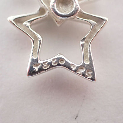 Tiffany & Co 925 Triple Star Earrings — view 6