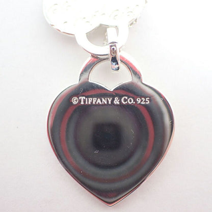 Tiffany & Co 925 I Love You Double Heart Tag NC Necklace — view 5