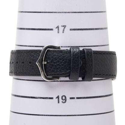 Cartier Tank Must LM Watch Silver Black Stainless Steel Leather — view 7