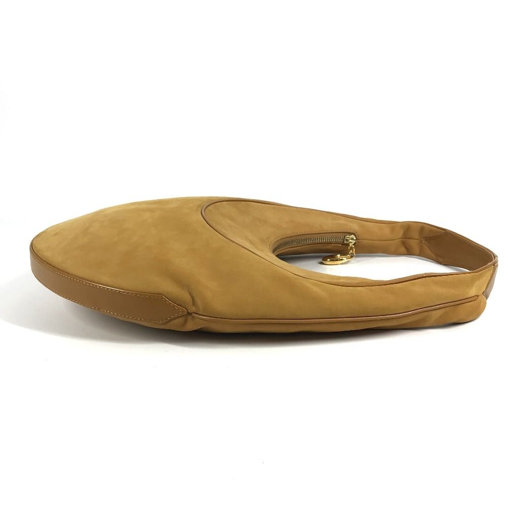 Bvlgari Shoulder Bag Ascot Nubuck Beige — view 3