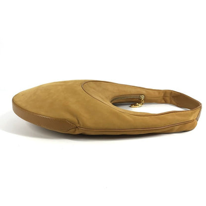 Bvlgari Shoulder Bag Ascot Nubuck Beige — view 3