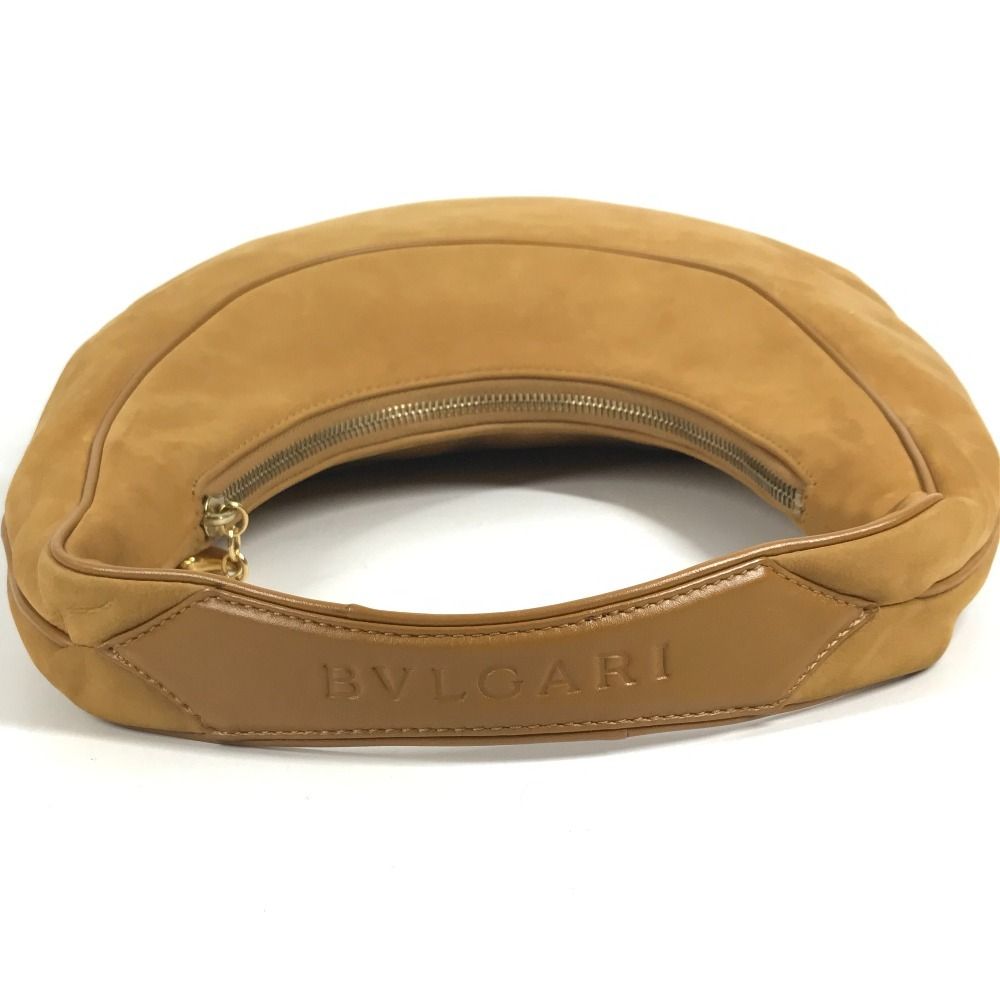 Bvlgari Shoulder Bag Ascot Nubuck Beige — view 6