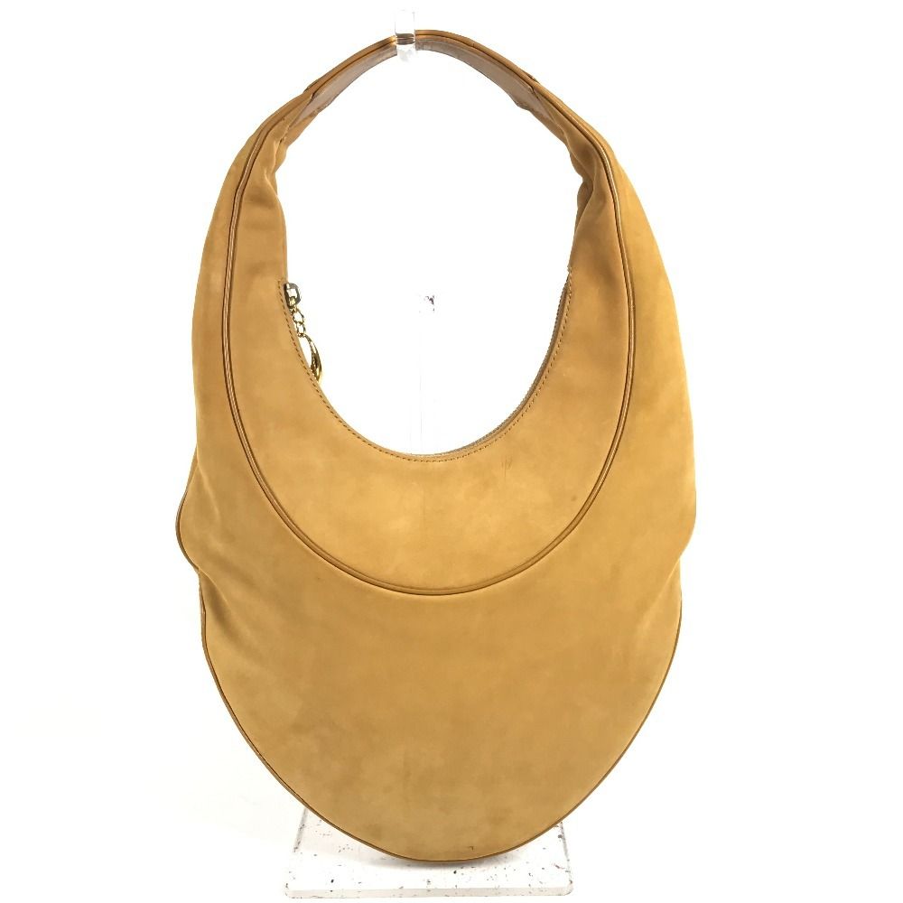 Bvlgari Shoulder Bag Ascot Nubuck Beige