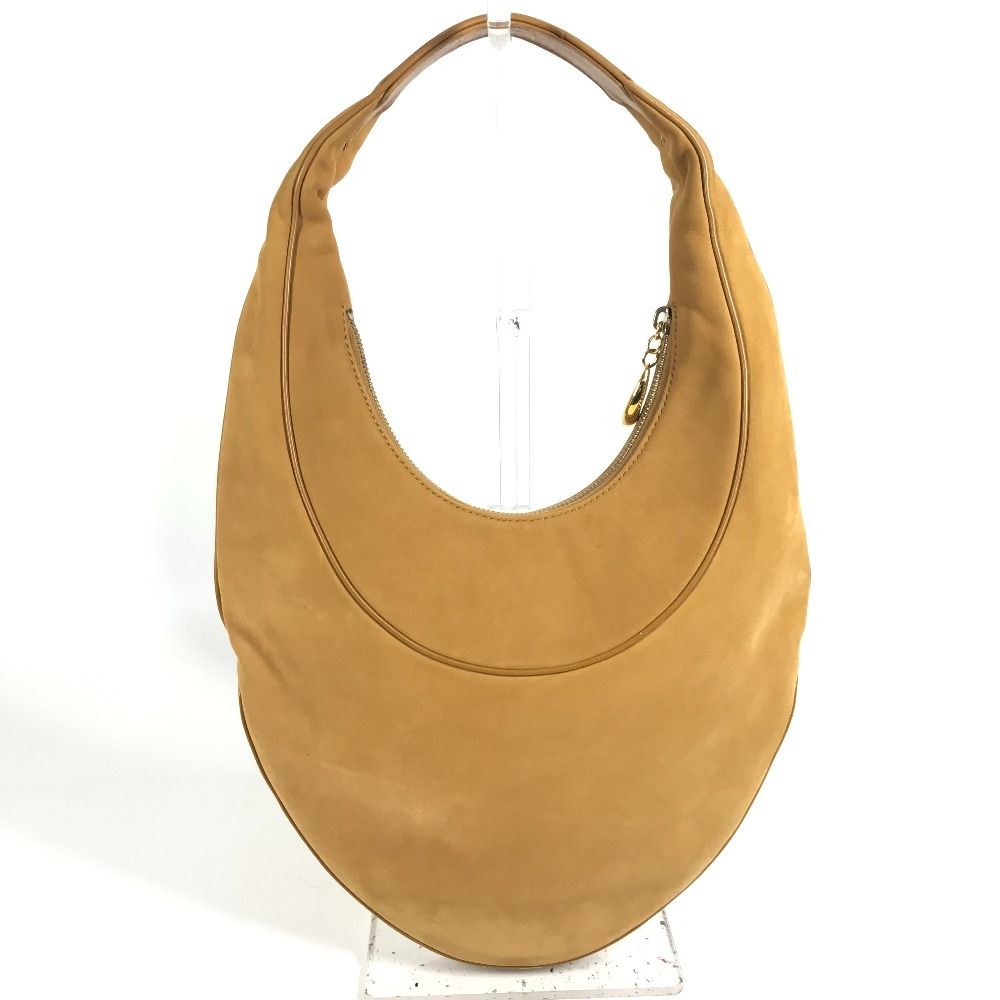 Bvlgari Shoulder Bag Ascot Nubuck Beige — view 2