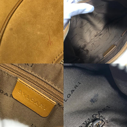 Bvlgari Shoulder Bag Ascot Nubuck Beige — view 8
