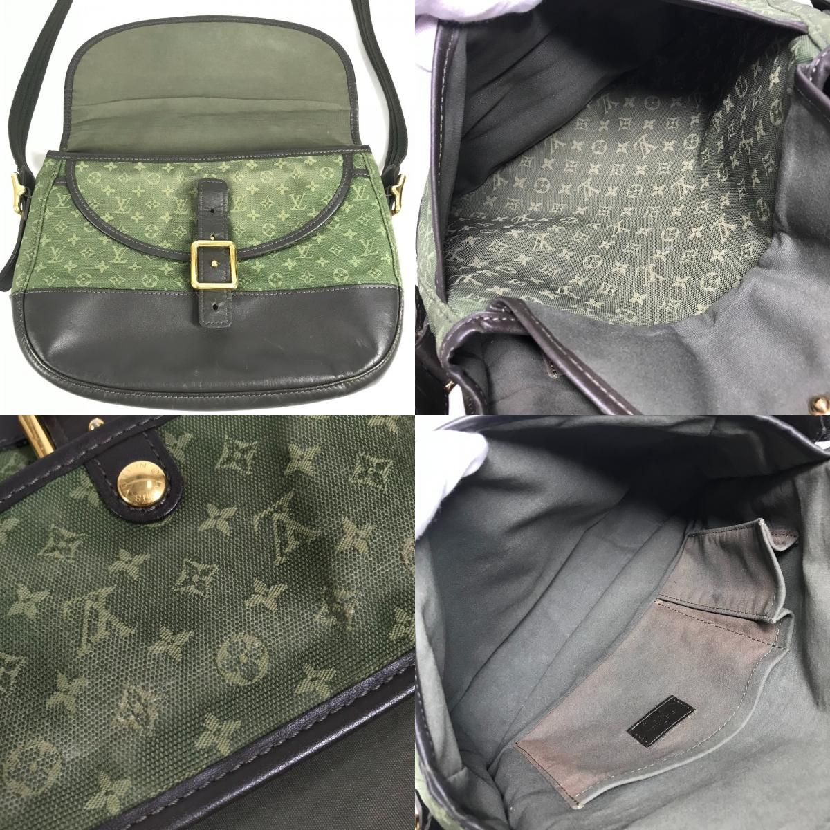 Louis Vuitton Shoulder Bag Belanger Monogram Mini Canvas Khaki — view 8