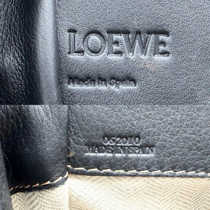 Loewe 2-Way Anagram Hammock Shoulder Crossbody Tote Bag Drawstring Leather — view 5
