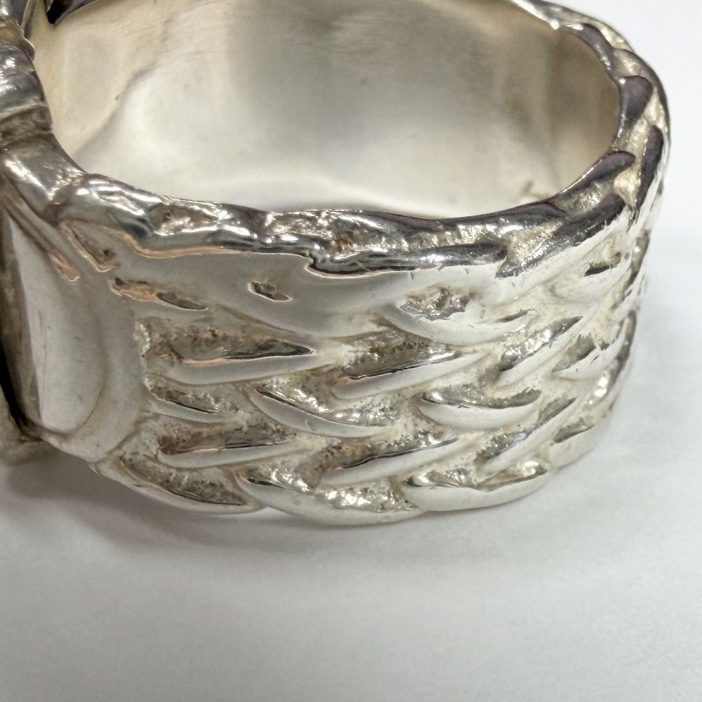 Hermes Ring Diane Vintage 54 925 Sterling Silver — view 6