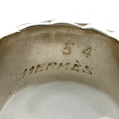 Hermes Ring Diane Vintage 54 925 Sterling Silver — view 3