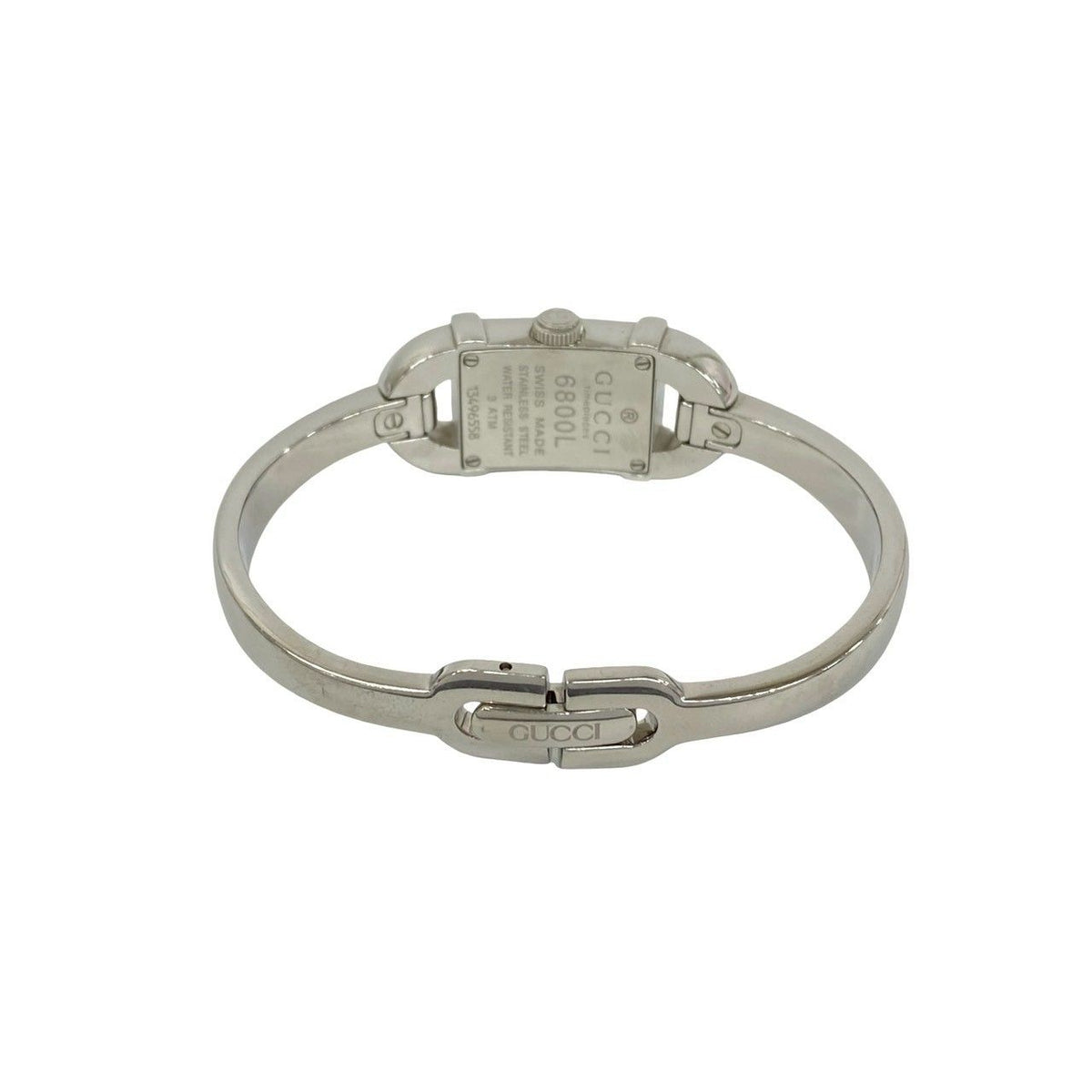 Gucci Bangle Watch Stainless Steel Quartz Wristwatch Silver — view 8