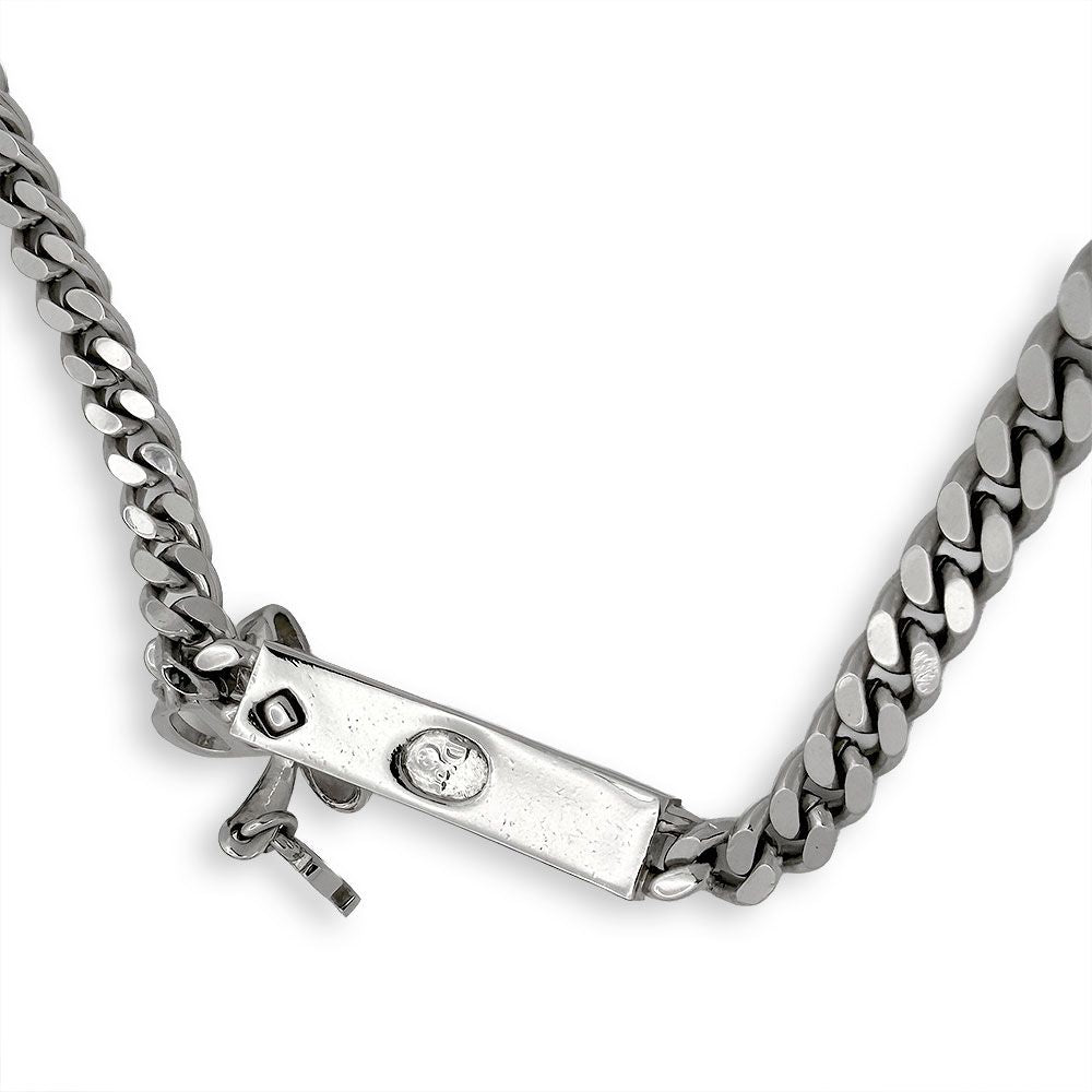 Dior Pink Logo Plate Ribbon Motif Necklace — view 2