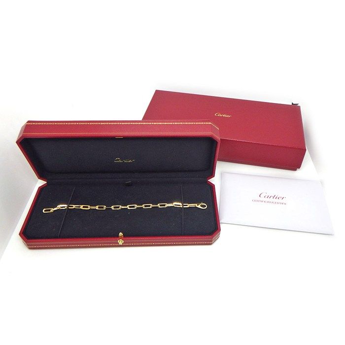 Cartier Bracelet Santos Chain 18K Yellow Gold — view 7