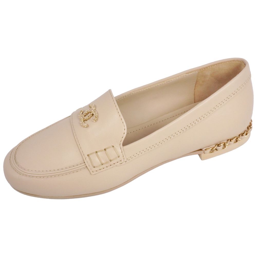 Chanel Loafers Moccasins CC Logo