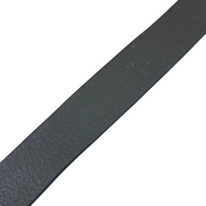 Fendi FF Logo Buckle Belt Leather Gray Practical — view 6
