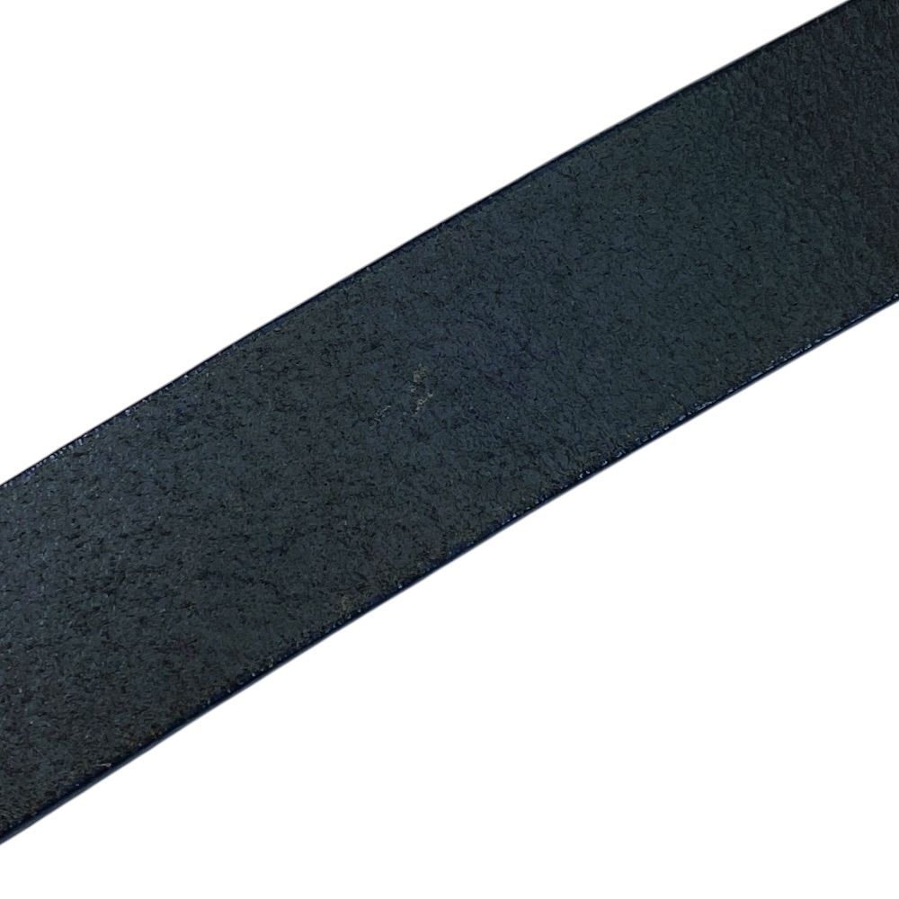 Fendi FF Logo Buckle Belt Leather Gray Practical — view 5