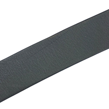 Fendi FF Logo Buckle Belt Leather Gray Practical — view 7