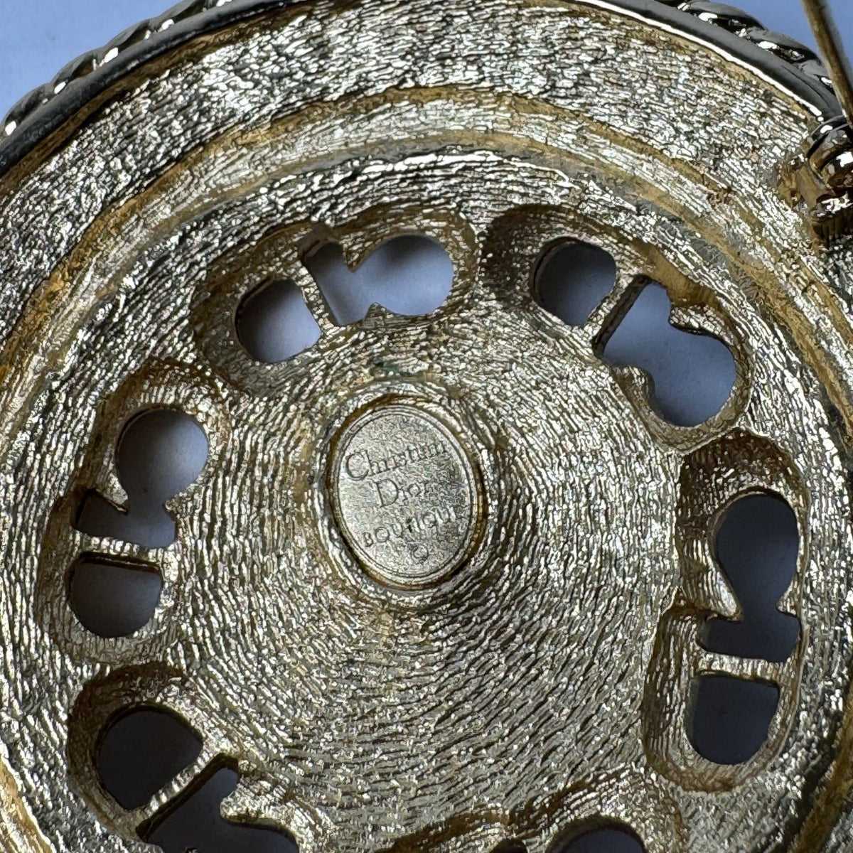 Dior Vintage Brooch Rhinestone — view 4