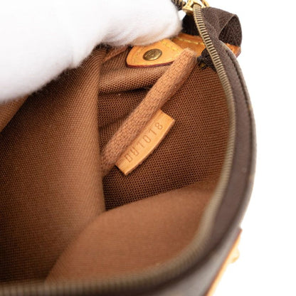 Louis Vuitton Monogram 2-Way Shoulder Bag Crossbody Brown Leather — view 6