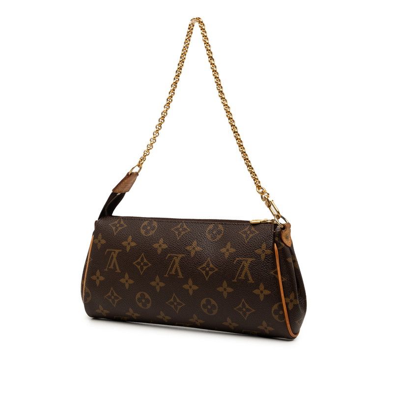 Louis Vuitton Monogram 2-Way Shoulder Bag Crossbody Brown Leather — view 2