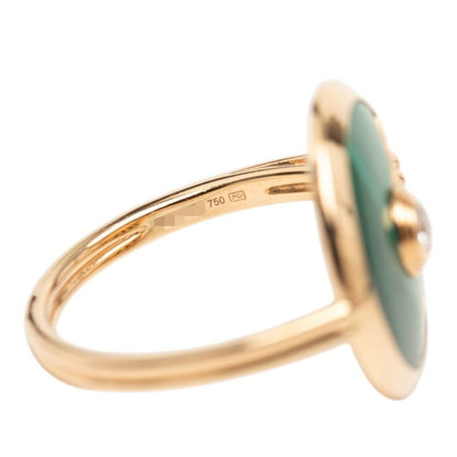 Cartier Amulet de Malachite Ring 54 Gold Green 18K Yellow 750 — view 5