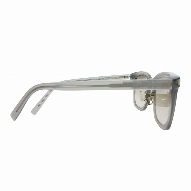 Saint Laurent Paris Sunglasses 138 Slim 005 Clear Gray Eyewear — view 4