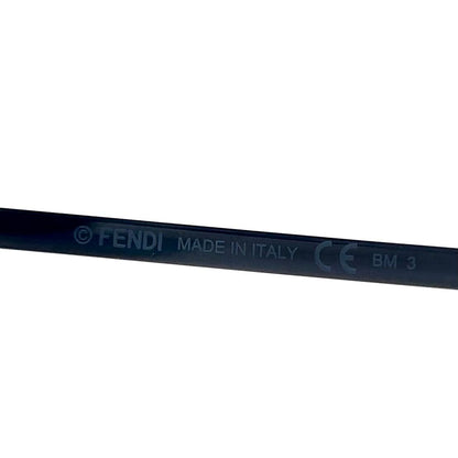 Fendi FF Logo Fabulous Acetate Metal Dark Gray Black Sunglasses Silver FF — view 4