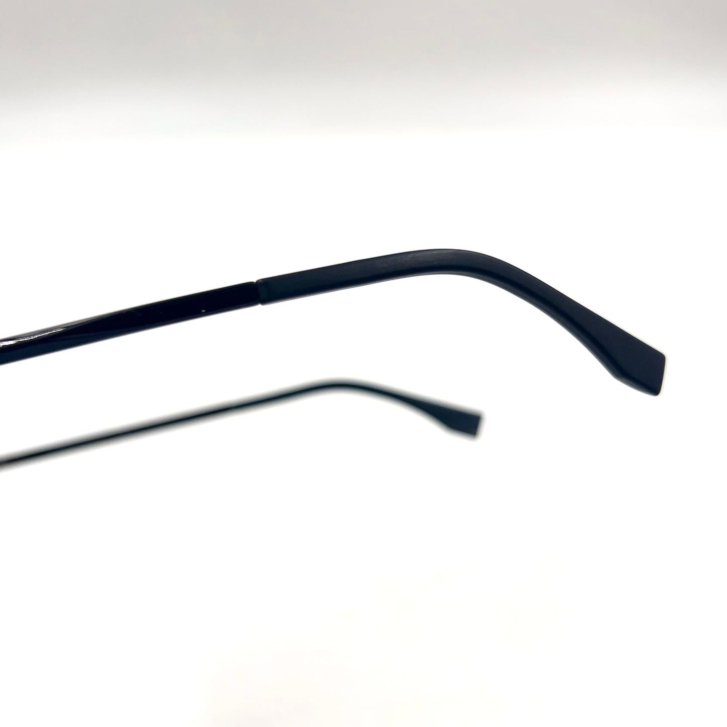 Fendi FF Logo Fabulous Acetate Metal Dark Gray Black Sunglasses Silver FF — view 7