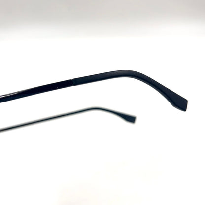 Fendi FF Logo Fabulous Acetate Metal Dark Gray Black Sunglasses Silver FF — view 7
