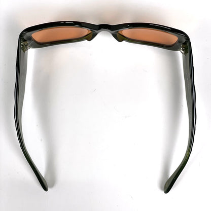 Chanel CC Logo Sunglasses Eyewear Acetate Brown Green — view 3