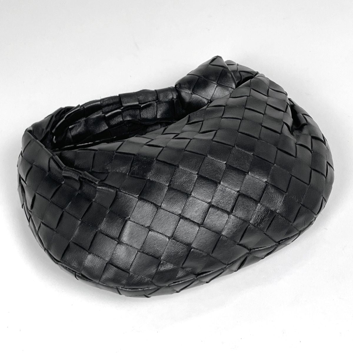 Bottega Veneta Intrecciato Mini Jodie Handbag Braided Leather Black — view 2