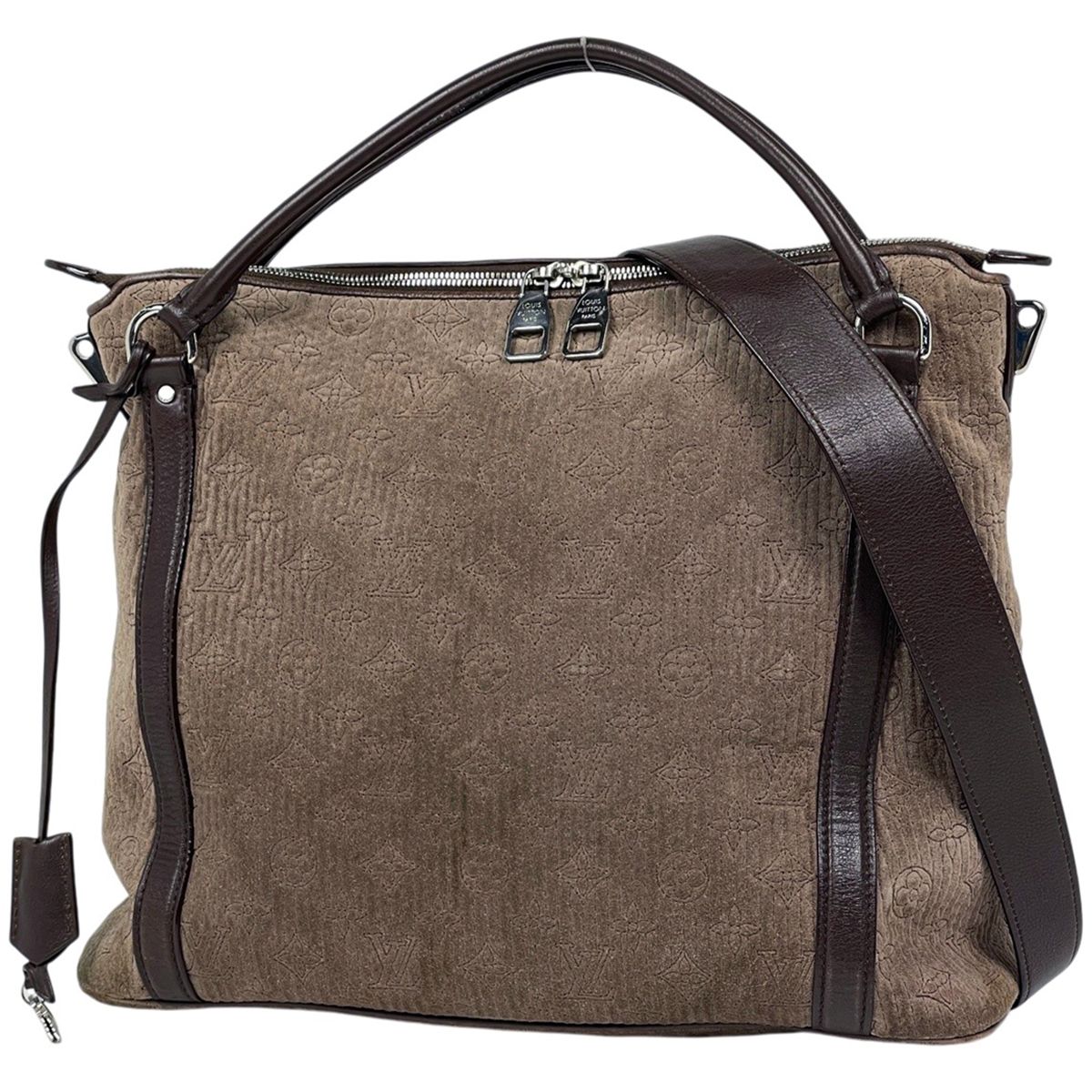 Louis Vuitton Ixia MM 2-Way Shoulder Bag Monogram Antia Brown