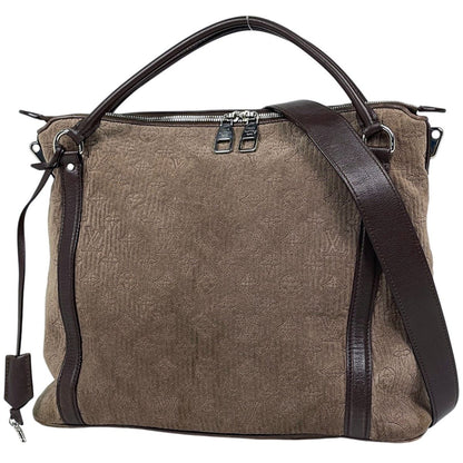 Louis Vuitton Ixia MM 2-Way Shoulder Bag Monogram Antia Brown