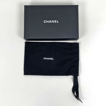 Chanel CC Logo Pouch Quilted Caviar Leather Black — view 7