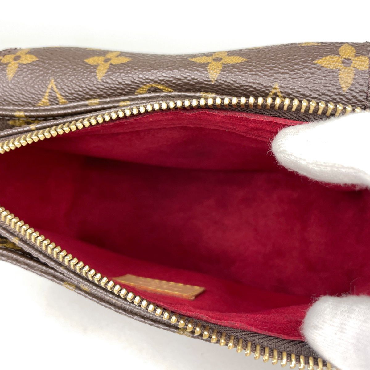 Louis Vuitton Viva-Cite PM Pochette Shoulder Bag Monogram Brown — view 8
