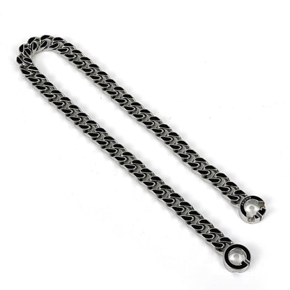 Gucci Interlocking G Chain Necklace Metal Silver — view 3