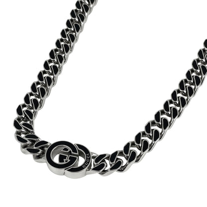 Gucci Interlocking G Chain Necklace Metal Silver