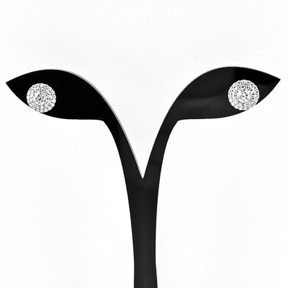 Tiffany & Co Soleste Earrings Platinum Pave Diamond
