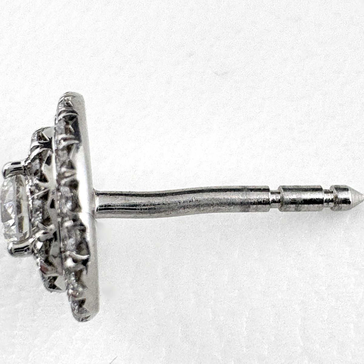 Tiffany & Co Soleste Earrings Platinum Pave Diamond — view 6
