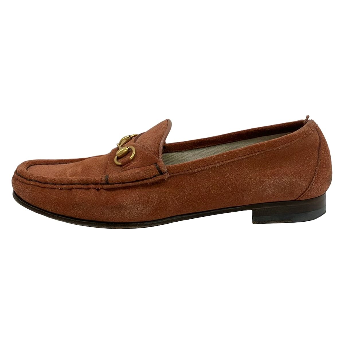 Gucci Loafers Horsebit Orange 38