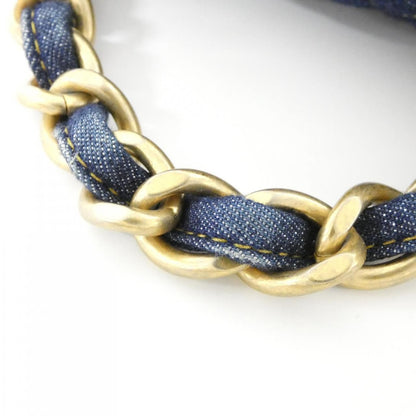 Chanel Bag Handbag Blue — view 8