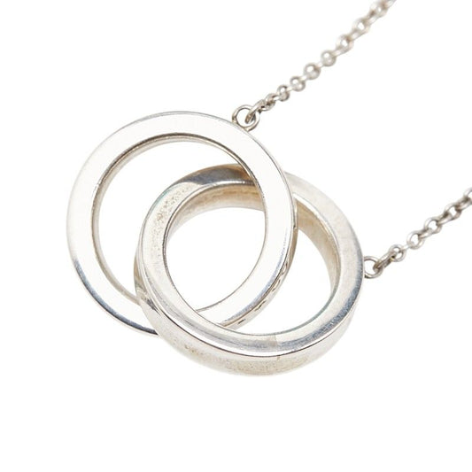 Tiffany & Co 1837 Interlocking Circle Necklace Silver