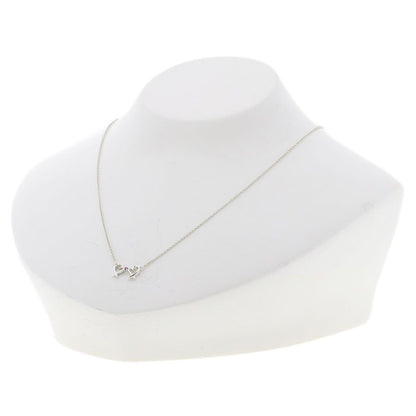 Tiffany & Co Double Loving Heart Pink Sapphire Necklace — view 4
