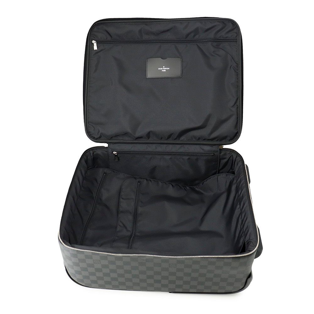 Louis Vuitton Carry Case Damier Graphite Pegase 45 Suitcase Black Travel — view 4