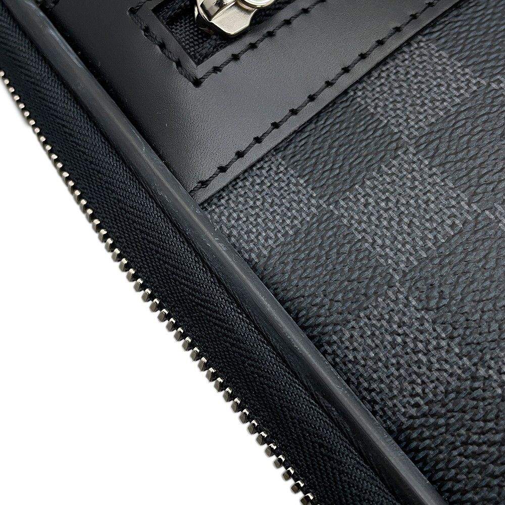 Louis Vuitton Carry Case Damier Graphite Pegase 45 Suitcase Black Travel — view 6